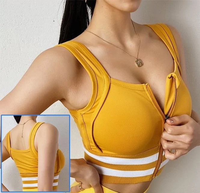 Push-Up Yoga Crop Top